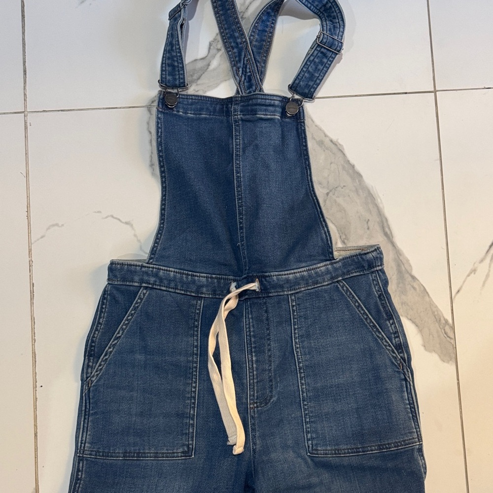 UpWest Dark Blue Denim Overalls for Women - Picture 4 of 10